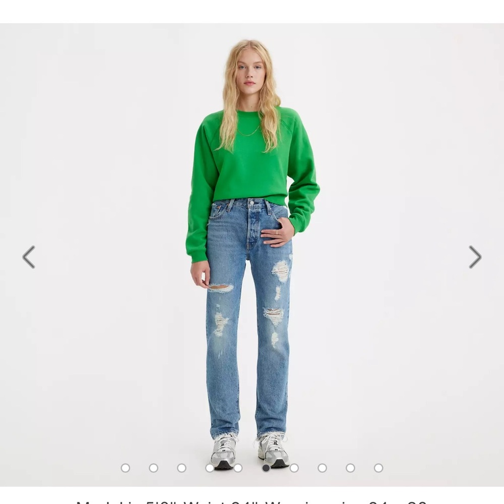 Distressed Blue Women’s Jeans